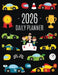Race Car Planner 2026: For All Your Weekly Appointments! 12 Months Daily Organizer with Cool Automobiles (January-December) by Press, Pimpom Pretty