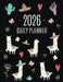 Llama Planner 2026: Cute 2026 Alpaca & Cactus Daily Organizer January-December (12 Months) Funny Farm Animal Agenda by Press, Happy Oak Tree