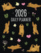 Yoga Bear Planner 2026: For All Your Weekly Appointments! Cool Daily Organizer with Funny Meditating Safari Jungle Animal January-December: 12 Months by Press, Happy Oak Tree