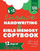 Christmas Cursive Handwriting & Bible Verse Copybook For Kids Ages 8 to 12: Trace Scripture Verses and Help Children Understand the Christmas Story th by Heather Coppinger
