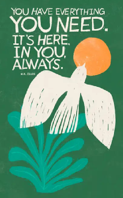 Write Now Journal: You Have Everything You Need. It's Here, in You, Always. -M.H. Clark by Compendium