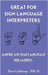 Great For Sign Language Interpreters American Sign Language Thesaurus by Cabbage, Donald