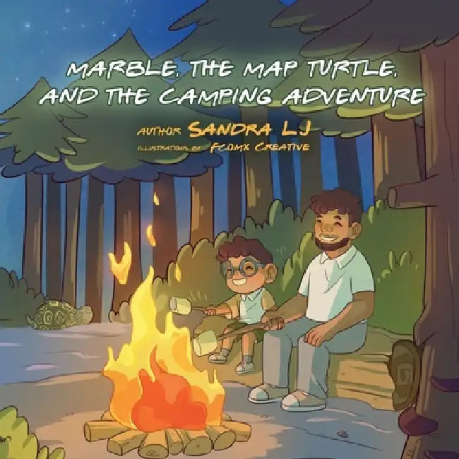 Marble, the Map Turtle, and the Camping Adventure by Sandra Lj, Phi Duong