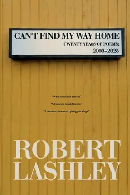 Can't Find My Way Home: Twenty Years of Poems: 2005 - 2025 by Robert Lashley