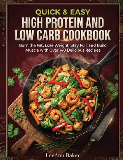 Quick & Easy High Protein and Low Carb Cookbook by Leeann Baker