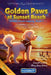 Golden Paws at Sunset Beach by Diane Kann, Mary Grace Victoria, Gennell Grefaldo