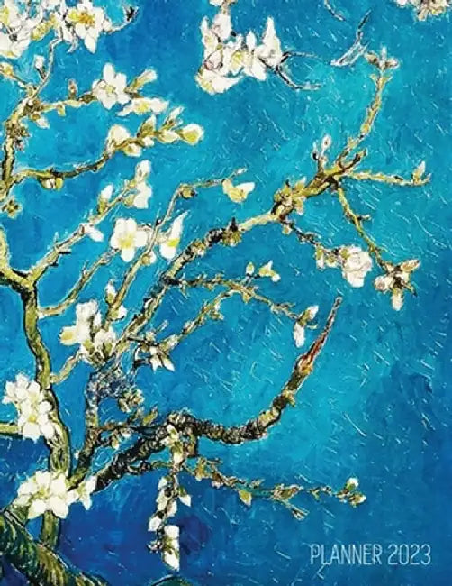 Vincent Van Gogh Planner 2023: Almond Blossom Painting Artistic Post-Impressionism Art Organizer: January-December (12 Months) by Shy Panda Press