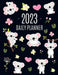 Koala Planner 2023: Australian Outback Animal Agenda: January-December Pretty Pink Butterflies & Yellow Flowers Monthly Scheduler For Work by Pimpom Pretty Press
