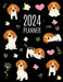 Beagle Planner 2024: Cute Daily Organizer (12 Months) Pretty Scheduler With Friendly Pooch by Happy Oak Tree Press