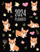 Corgi Planner 2024: Daily Organizer: January-December (12 Months) Beautiful Agenda with Adorable Dogs by Happy Oak Tree Press