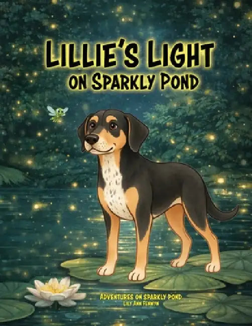 Lillies Light On Sparkly Pond