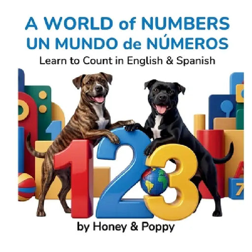 A World of Numbers - Un Mundo de Números: Learn to Count in English and Spanish by Honey and Poppy, Cynthia M. Monroe, Matthew Monroe