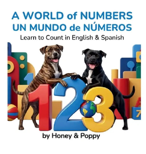 A World of Numbers - Un Mundo de Números: Learn to Count in English and Spanish by Honey and Poppy, Cynthia M. Monroe, Matthew Monroe