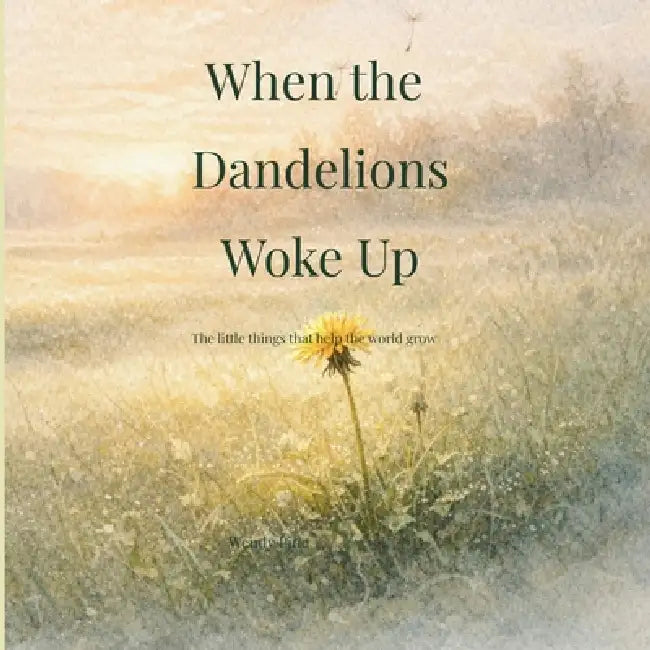 When the Dandelions Woke Up: A gentle story about small beginnings and the importance of being right on time by Wendy Pine