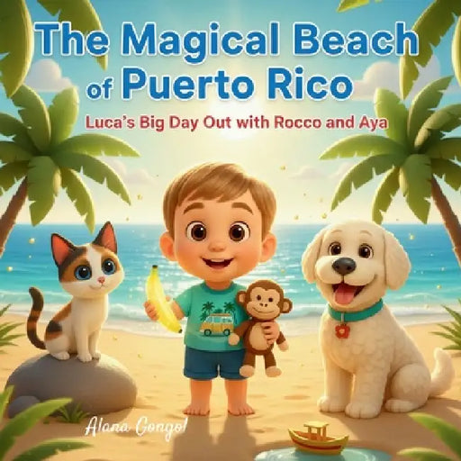 The Magical Beach of Puerto Rico: Luca's Big Day Out with Rocco and Aya: Luca's Big Day Out with Rocco and Aya by Alana Gongol
