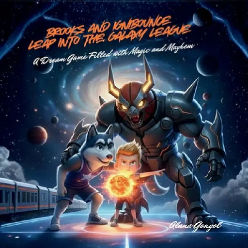 Brooks and Ignibounce Leap into the Galaxy League: A Dream Game Filled with Magic and Mayhem by Alana Gongol