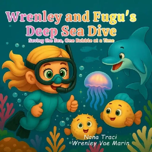 Wrenley and Fugu's Deep Sea Dive: Saving the Sea, One Bubble at a Time by Nana Traci, Wrenley Vae Marin