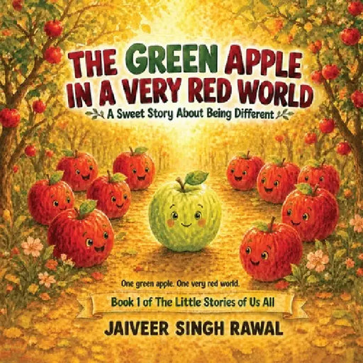 The Green Apple in a Very Red World: A Sweet Story about Being Different by Jaiveer Singh Rawal