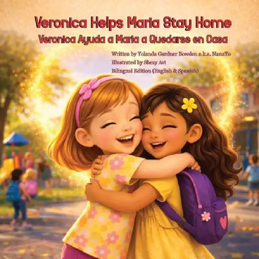 Veronica Helps Maria Stay Home - Verónica Ayuda a María a Quedarse en Casa Shape by Yolanda G. Bowden, Shezy Art