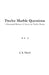 Twelve Marble Questions (Standard Edition): A Structural History of Greece in Twelve Poems by J. A. Gucci