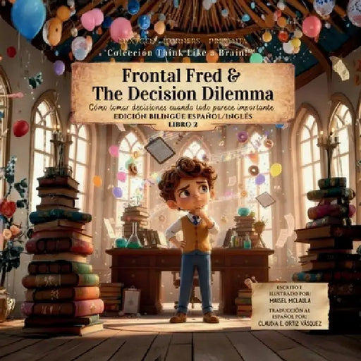 Frontal Fred and the Decision Dilemma: Cómo tomar decisiones cuando todo parece importante by Maisel McLaula, Maisel McLaula, Claudia E. Ortiz Vásquez