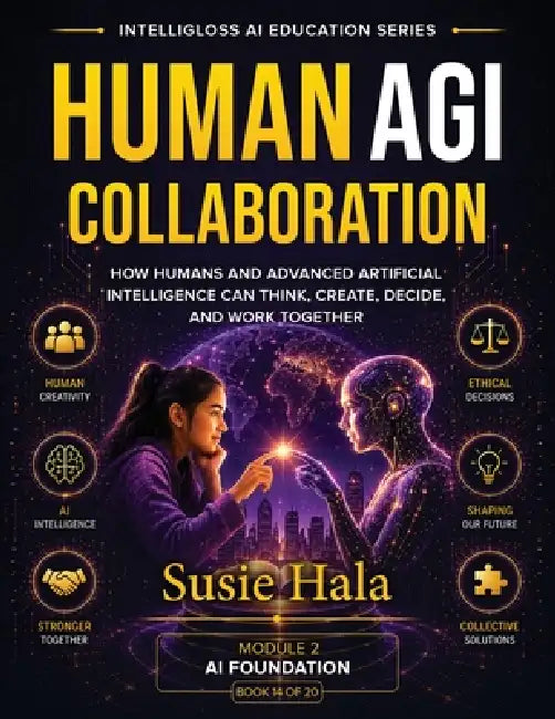 Human Agi Collaboration: How Humans and Advanced Artificial Intelligence can Think, Create, Decide and working Together by Susie Hala