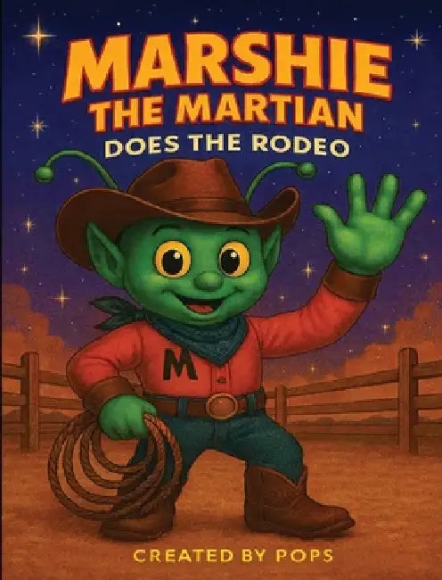 Marshie The Martian Does The Rodeo by Jeff Rainey