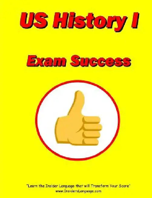 United States History I Exam Success by Lewis Morris