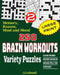 250 Brain Workouts Variety Puzzles by Jaja Media