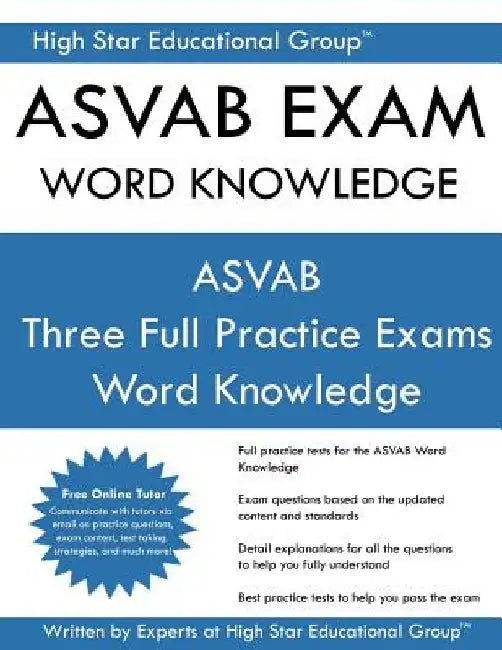 ASVAB Exam Word Knowledge: Free Online Tutoring ASVAB Word Knowledge by High Start Educational Group