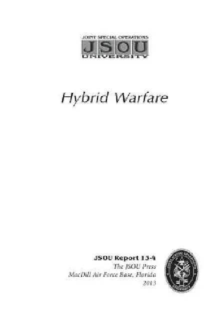 Hybrid Warfare by Rick Johnson