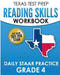 TEXAS TEST PREP Reading Skills Workbook Daily STAAR Practice Grade 4: Preparation for the STAAR Reading Assessment by Test Master Press Texas