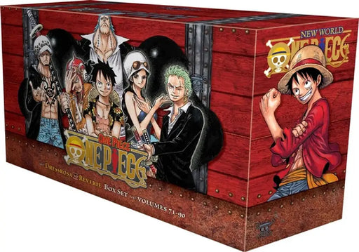 One Piece Box Set 4: Dressrosa to Reverie, Volume 4: Volumes 71-90 with Premium by Eiichiro Oda