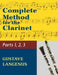Complete Method for the Clarinet in Three Parts (Part 1, Part 2, Part 3) by Gustave Langenus