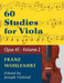 Wohlfahrt Franz 60 Studies Op. 45: Volume 2 - Viola solo by Franz Wohlfahrt