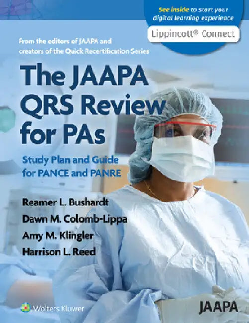 The Jaapa Qrs Review for Pas: Study Plan and Guide for Pance and Panre by Reamer L. Bushardt