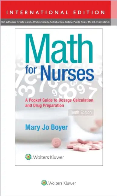Math For Nurses by Mary Jo Boyer