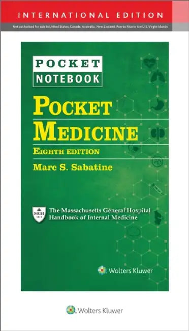 Pocket Medicine by Dr. Marc S, MD Sabatine