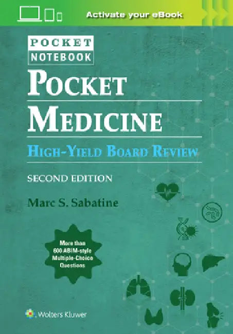 Pocket Medicine High Yield Board Review: Print + eBook with Multimedia by Marc Sabatine