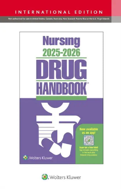 Nursing2025-2026 Drug Handbook by Lippincott Williams & Wilkins