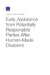 Early Assistance from Potentially Responsible Parties After Human-Made Disasters by Nicholas M. Pace