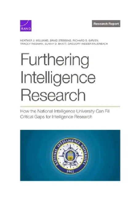 Furthering Intelligence Research by Heather J. Williams