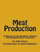 Meat Production: A Manual for the Breeding, Rearing and Slaughtering of Livestock by Sam Chambers