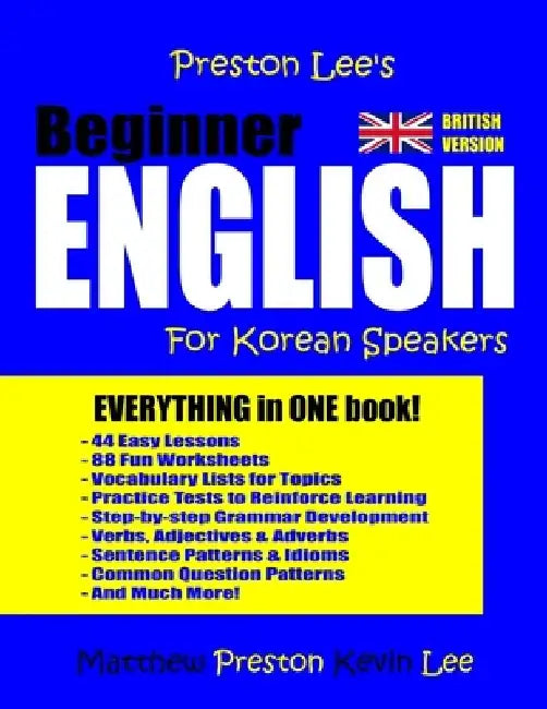 Preston Lee's Beginner English For Korean Speakers (British Version) by Matthew Preston