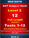 2018 SAT Subject Level 2 Book A Tests 1-12 by John Su