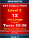 2018 SAT Subject Level 2 Book C Tests 25-36 by John Su