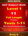 2018 SAT Subject Level 1 Book A Tests 1-11 by John Su
