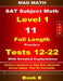 2018 SAT Subject Level 1 Book B Tests 12-22 by John Su