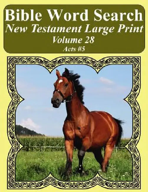 Bible Word Search New Testament Large Print Volume 28: Acts #5 by T. W. Pope
