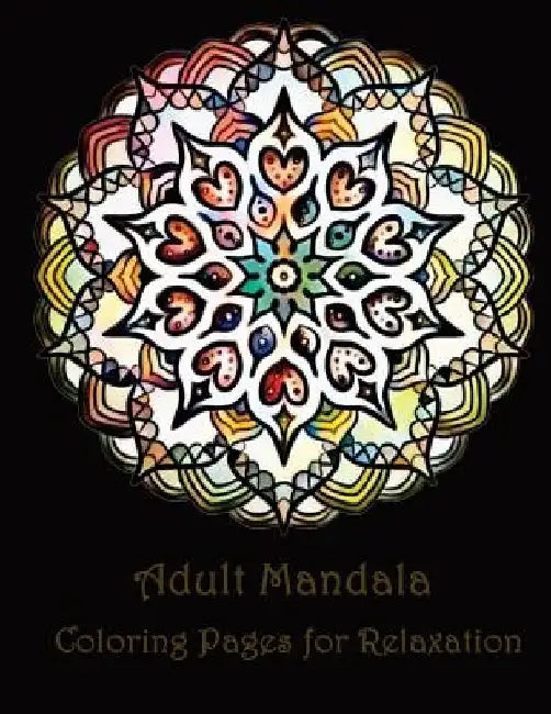 Adult Mandala Coloring Pages for Peace and Relaxation by Plant Publishing